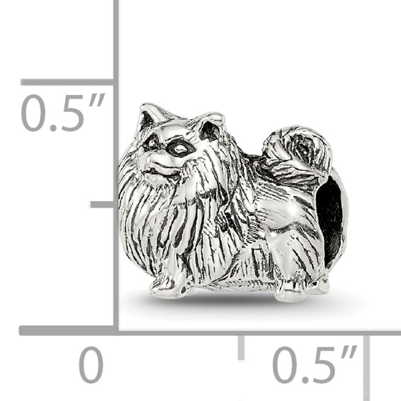 Sterling Silver Reflections Pomeranian Bead