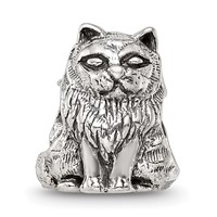 Sterling Silver Reflections Birman Cat Bead view 3