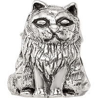 Sterling Silver Reflections Birman Cat Bead view 4