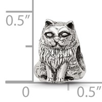 Sterling Silver Reflections Birman Cat Bead view 5