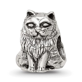 Sterling Silver Reflections Birman Cat Bead
