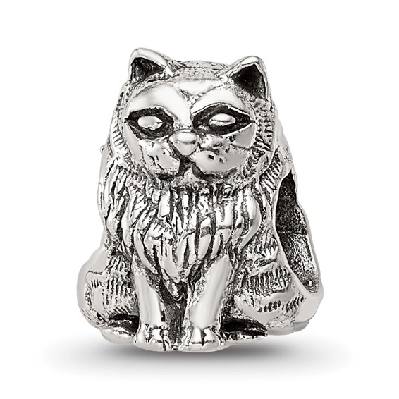 Sterling Silver Reflections Birman Cat Bead
