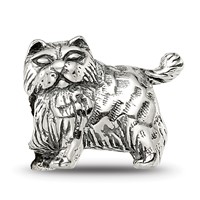 Sterling Silver Reflections Persian Cat Bead view 3