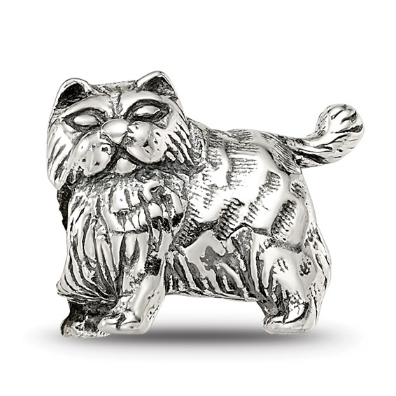 Sterling Silver Reflections Persian Cat Bead