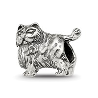 Sterling Silver Reflections Persian Cat Bead view 1