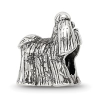 Sterling Silver Reflections Shih Tzu Bead view 5