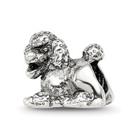 Sterling Silver Reflections Poodle Bead view 1