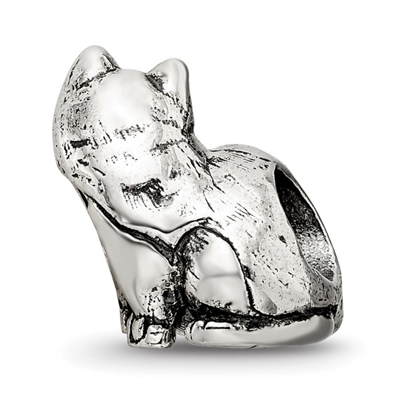 Sterling Silver Reflections Ragdoll Cat Bead