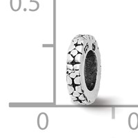 Sterling Silver Reflections Floral Spacer Bead view 4
