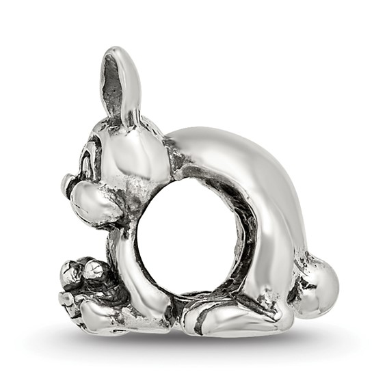 Sterling Silver Reflections Bunny with Basket Bead