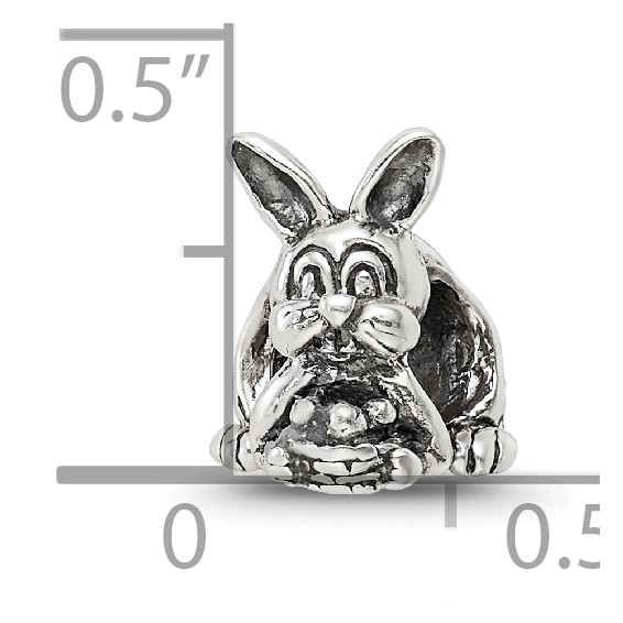 Sterling Silver Reflections Bunny with Basket Bead