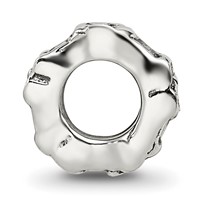 Sterling Silver Reflections Floral Spacer Bead view 2