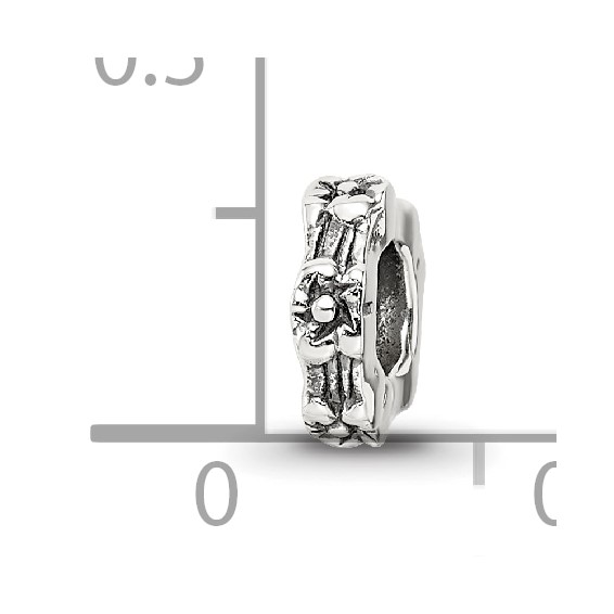 Sterling Silver Reflections Floral Spacer Bead