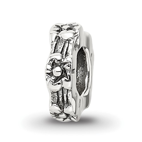Sterling Silver Reflections Floral Spacer Bead