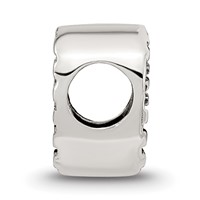 Sterling Silver Reflections Heart Flag Bead view 2