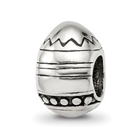 Sterling Silver Reflections Easter Egg Bead view 1