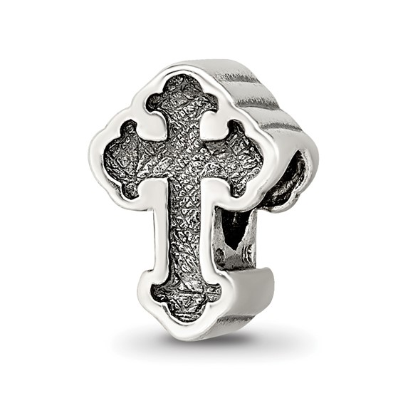 Sterling Silver Reflections Budded Cross Bead