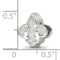 Sterling Silver Reflections Fleur De Lis Bead view 3