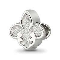 Sterling Silver Reflections Fleur De Lis Bead view 1