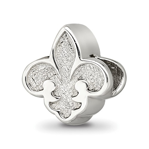 Sterling Silver Reflections Fleur De Lis Bead