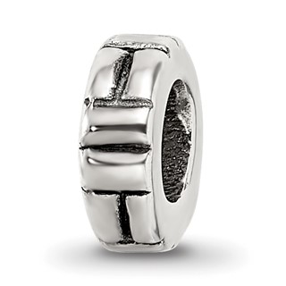 Sterling Silver Reflections Notched Spacer Bead