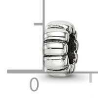 Sterling Silver Reflections Scalloped Spacer Bead view 4