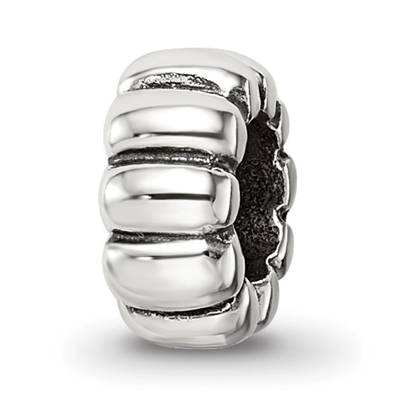 Sterling Silver Reflections Scalloped Spacer Bead