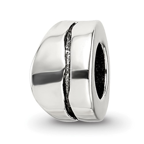 Sterling Silver Reflections Wavy Spacer Bead