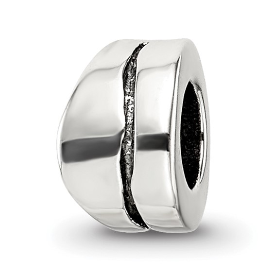 Sterling Silver Reflections Wavy Spacer Bead