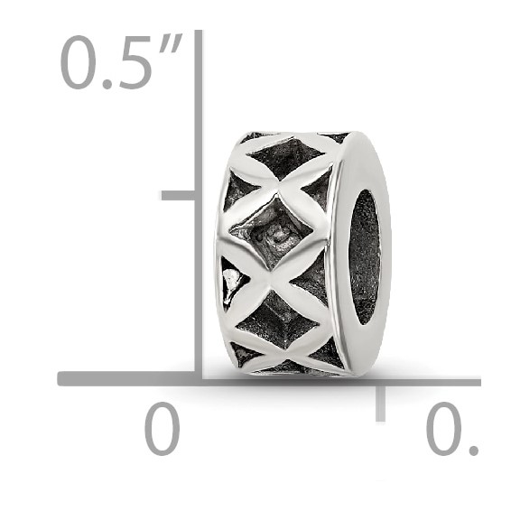 Sterling Silver Reflections X Spacer Bead