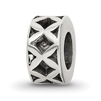Sterling Silver Reflections X Spacer Bead view 1