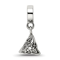 Sterling Silver Reflections Celtic Trinity Dangle Bead view 4