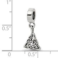 Sterling Silver Reflections Celtic Trinity Dangle Bead view 3