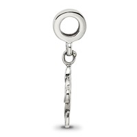 Sterling Silver Reflections Celtic Weave Cross Dangle Bead view 2