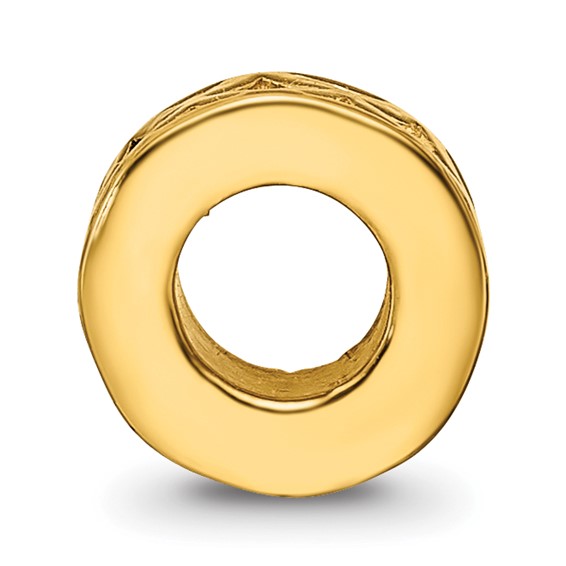 Sterling Silver Gold-plated Reflections X Spacer Bead