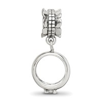 Sterling Silver Reflections CZ Engagement Ring Dangle Bead view 3