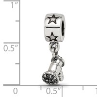 Sterling Silver Reflections Hair Dryer Dangle Bead view 4