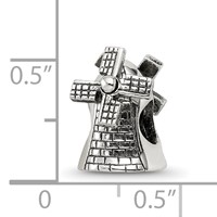 Sterling Silver Reflections Windmill Bead view 4