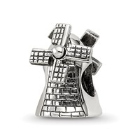 Sterling Silver Reflections Windmill Bead view 1