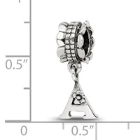 Sterling Silver Reflections Letter a Dangle Bead view 3
