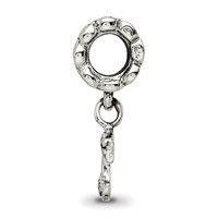 Sterling Silver Reflections Letter C Dangle Bead view 2