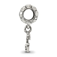 Sterling Silver Reflections Letter G Dangle Bead view 2