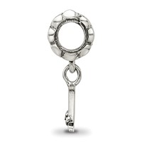 Sterling Silver Reflections Letter I Dangle Bead view 2