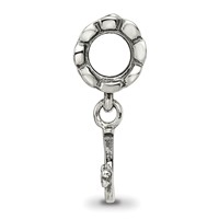Sterling Silver Reflections Letter J Dangle Bead view 2