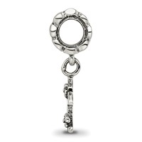 Sterling Silver Reflections Letter K Dangle Bead view 2