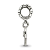 Sterling Silver Reflections Letter N Dangle Bead view 2