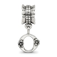 Sterling Silver Reflections Letter O Dangle Bead view 4