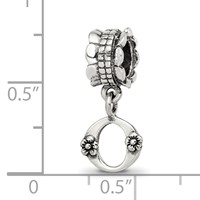 Sterling Silver Reflections Letter O Dangle Bead view 3