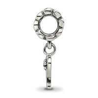 Sterling Silver Reflections Letter P Dangle Bead view 2