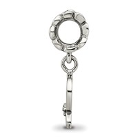 Sterling Silver Reflections Letter Q Dangle Bead view 2